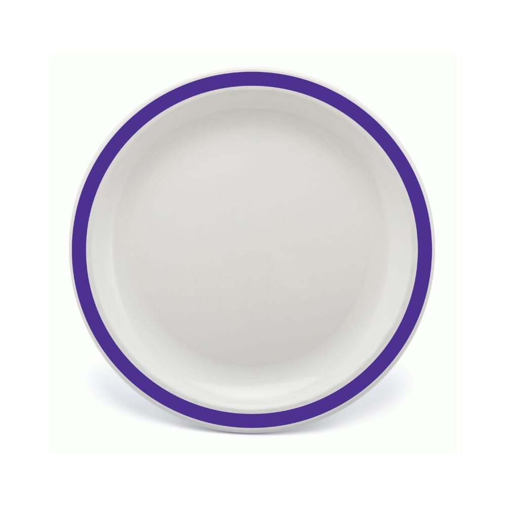 duo plate 17cm purple