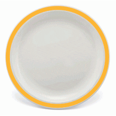 Duo Plate - 17cm - Yellow