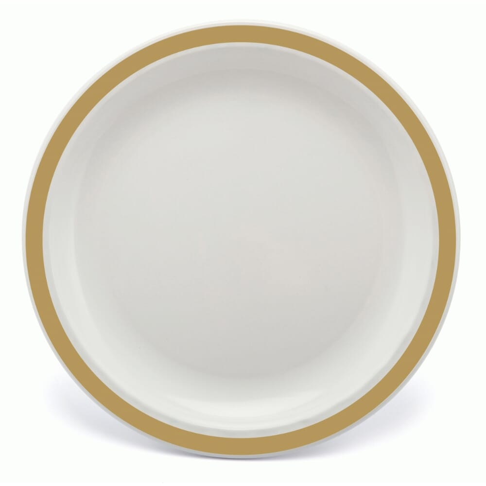 duo plate 23cm gold single