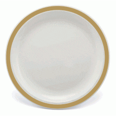 Duo Plate - 23cm - Gold