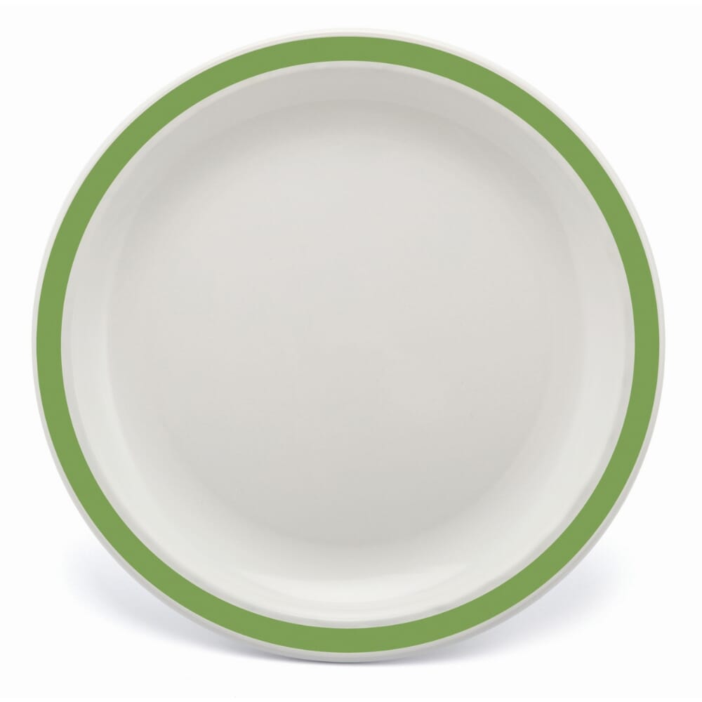 duo plate 23cm green single