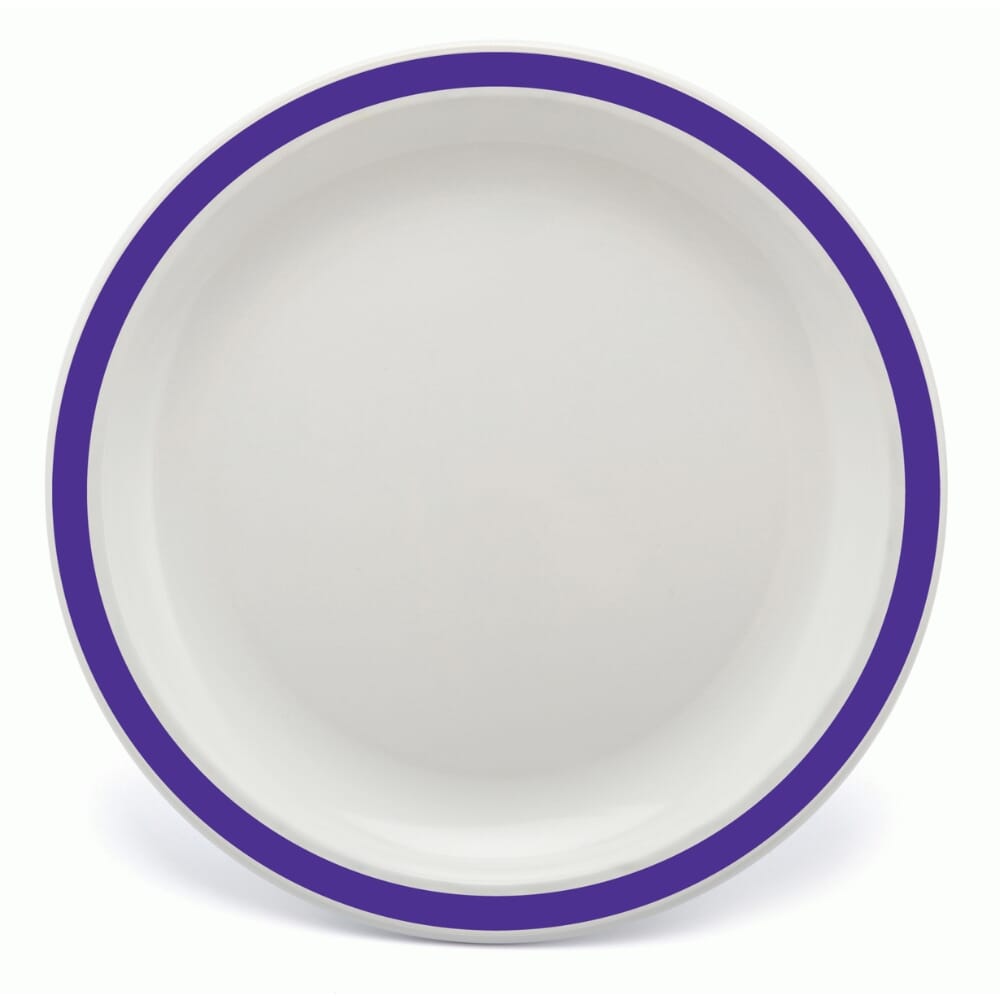 duo plate 23cm purple single