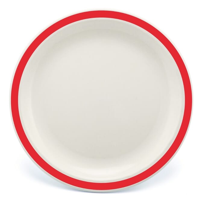 duo plate 23cm red single