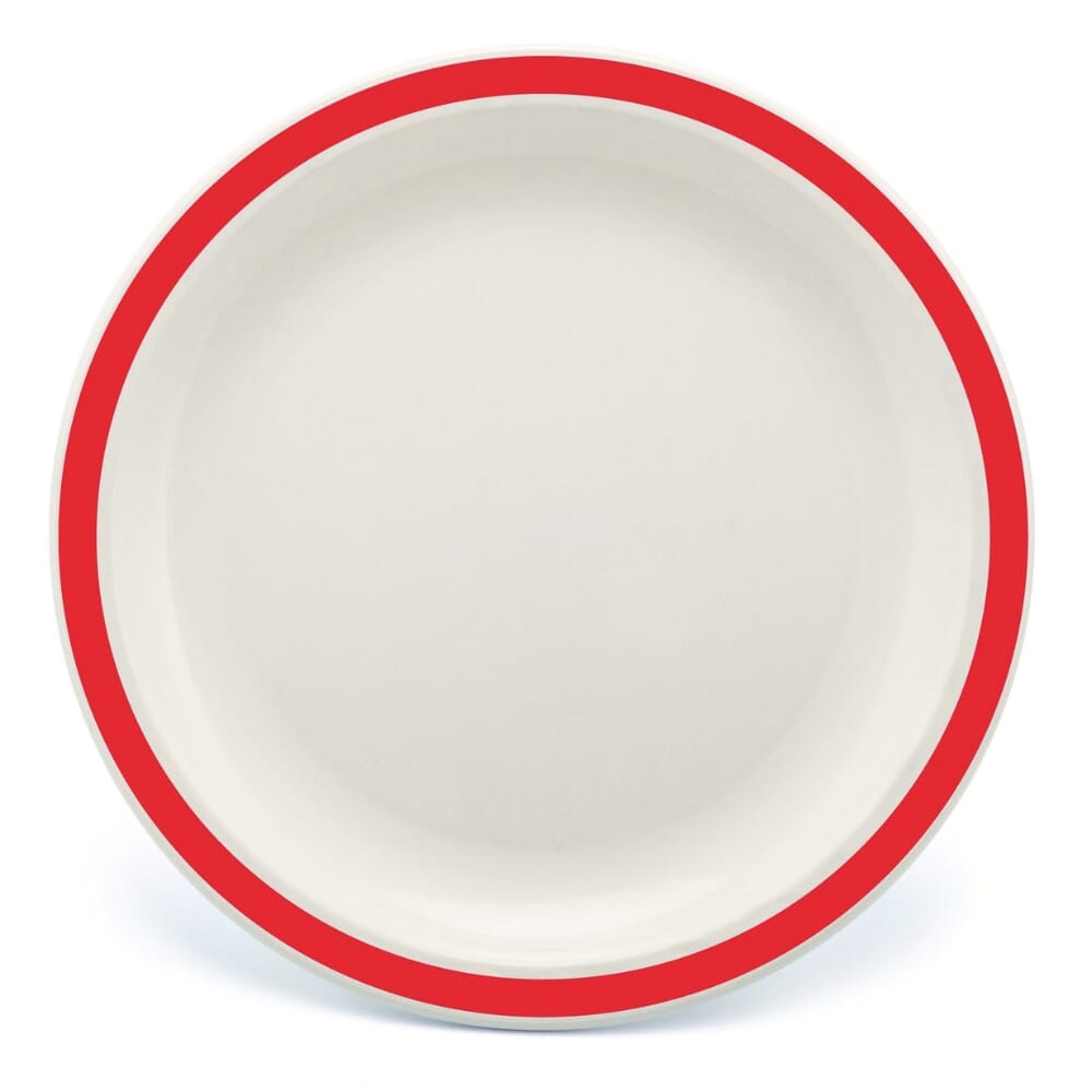 duo plate 23cm red single