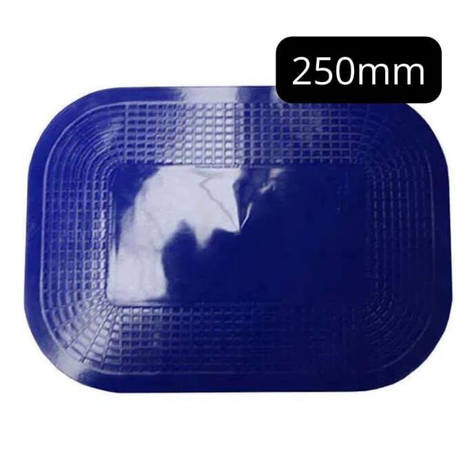 dycem anti slip mat rectangle blue 250mm