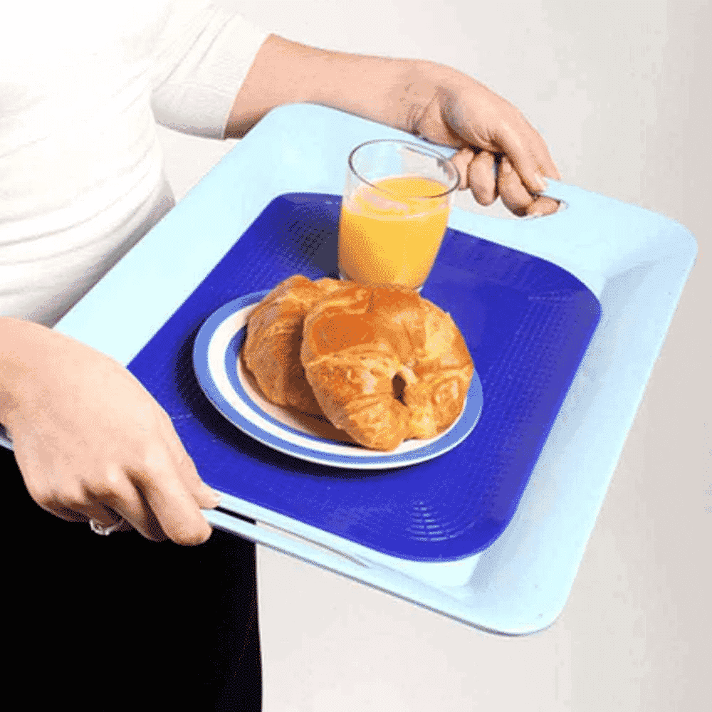 dycem anti slip mat rectangle blue