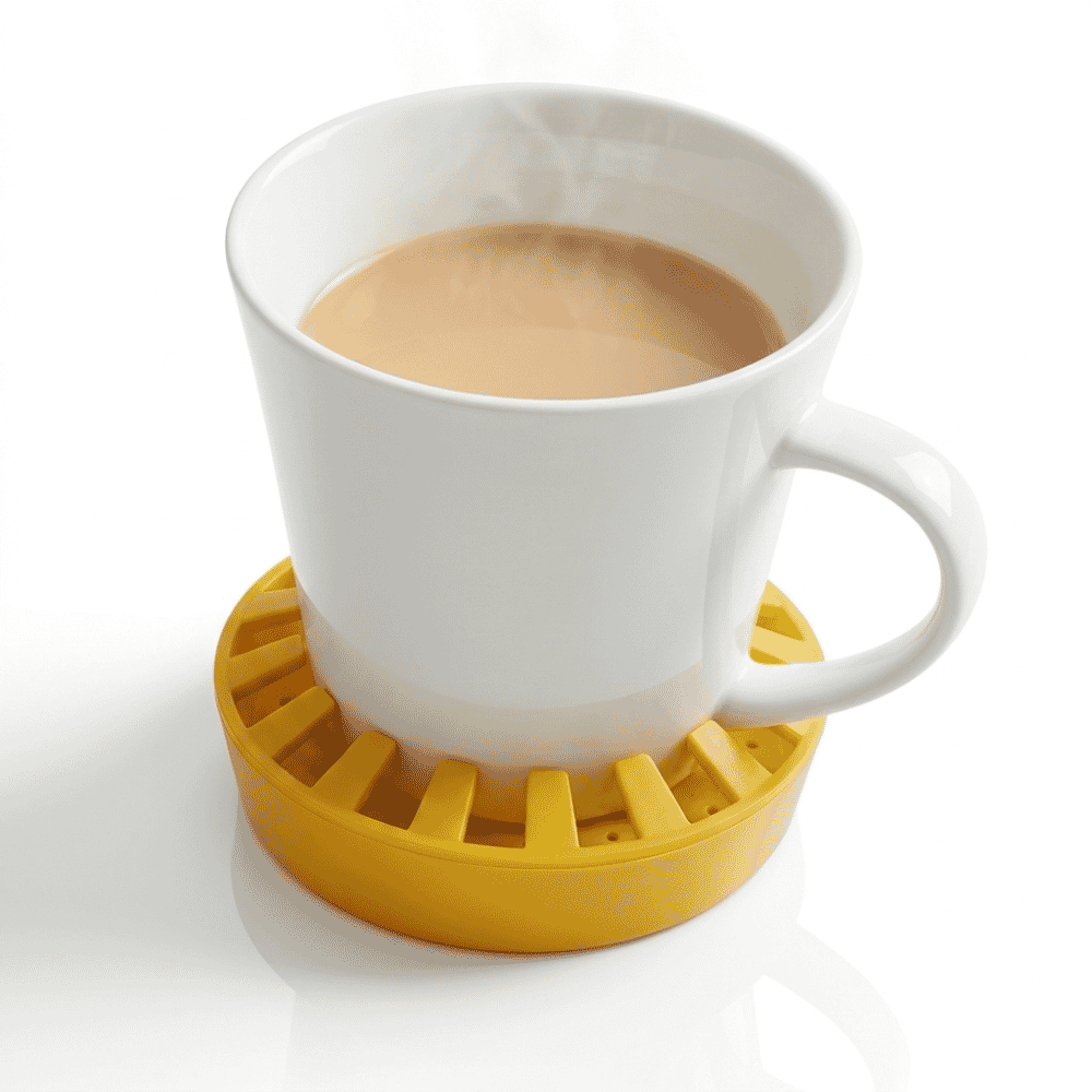dycem cup holder yellow