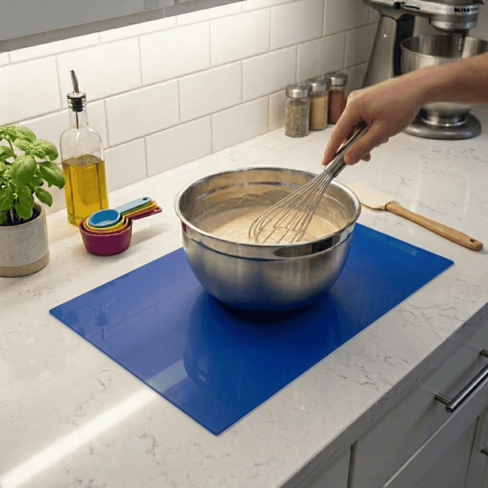 dycem non slip self adhesive panel in kitchen