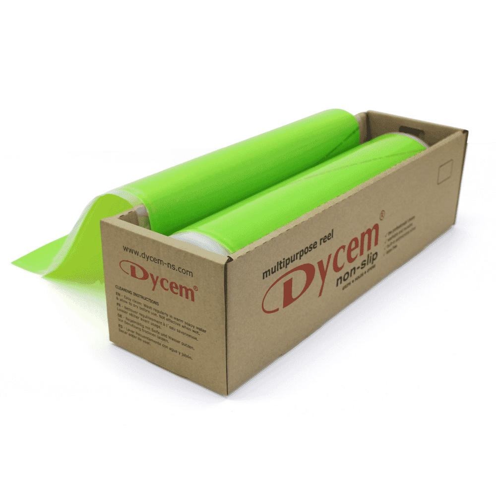 dycem reel dispenser 40cm wide lime