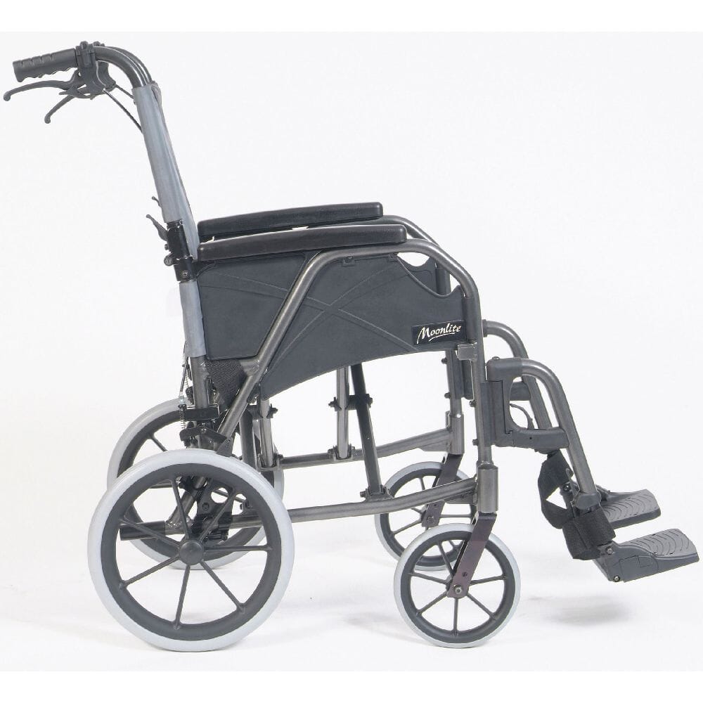 Breezy Moonlite Wheelchair Attendant Propelled 16 inch seat width