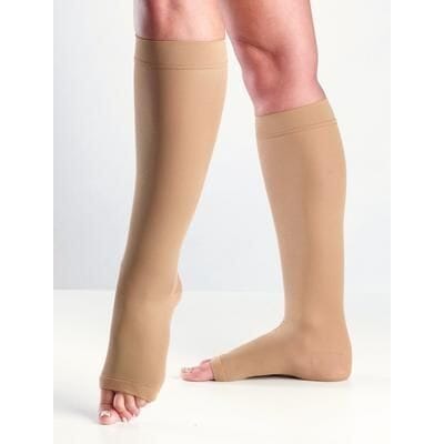 View Compression Stockings Class 2 Open Toe Below Knee Large information