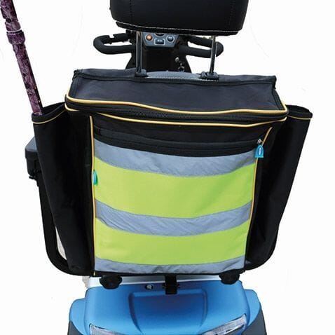 View Wheelchair or Mobility Scooter Bag with Crutch Holders information