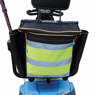 Wheelchair or Mobility Scooter Bag with Crutch Holders