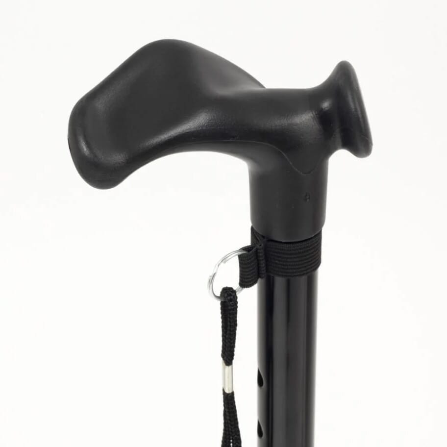 View Folding Walking Stick With Fischer Handle Left Handed information