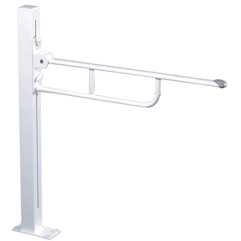 Pressalit Floor Fixed Folding Support Rail from Essential Aids