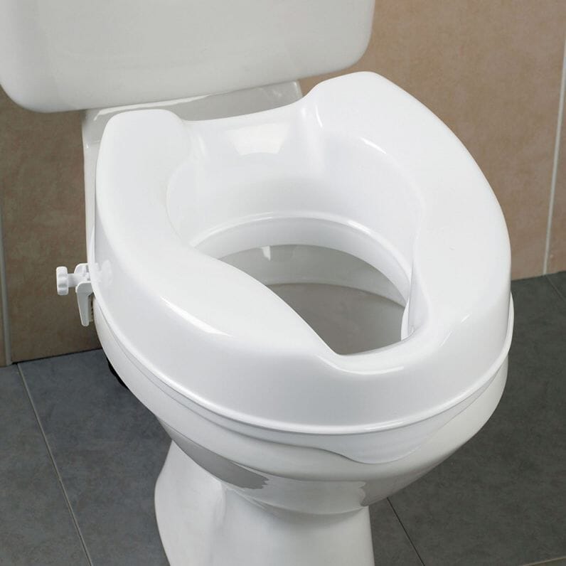 View Savanah Raised Toilet Seat Height 100mm 4 information