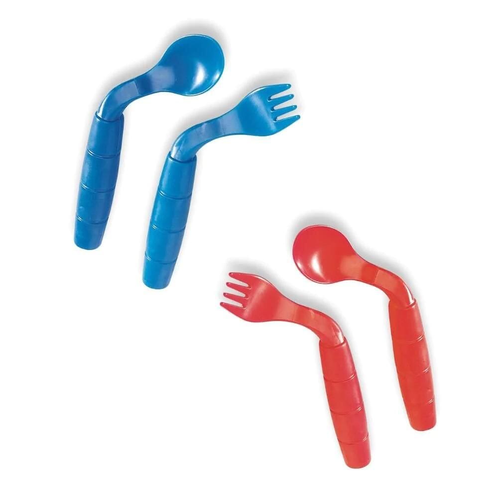 View Easi Eaters Curved Utensils Right handed utensils information