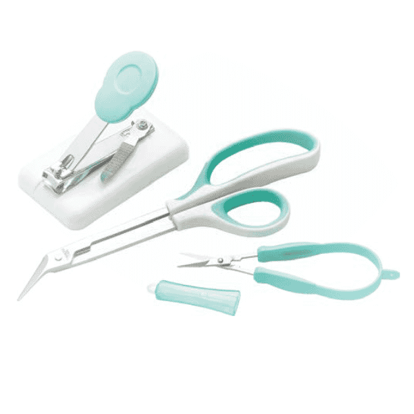 easi grip nailcare set shown without bag