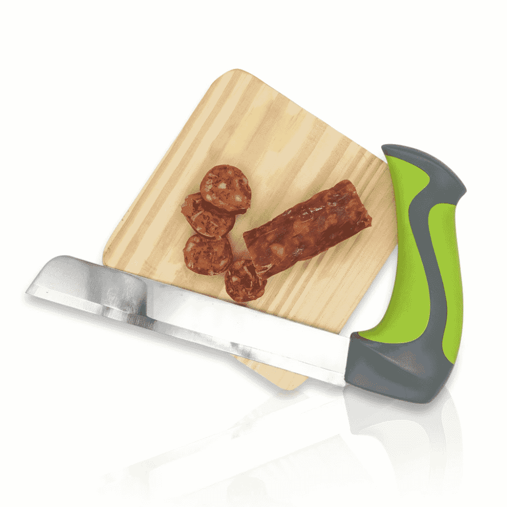 easi grip right angled carving knife in use