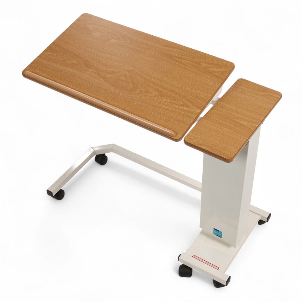 View EasiRiser Wheelchair Table with Tilting Top Silver Base information
