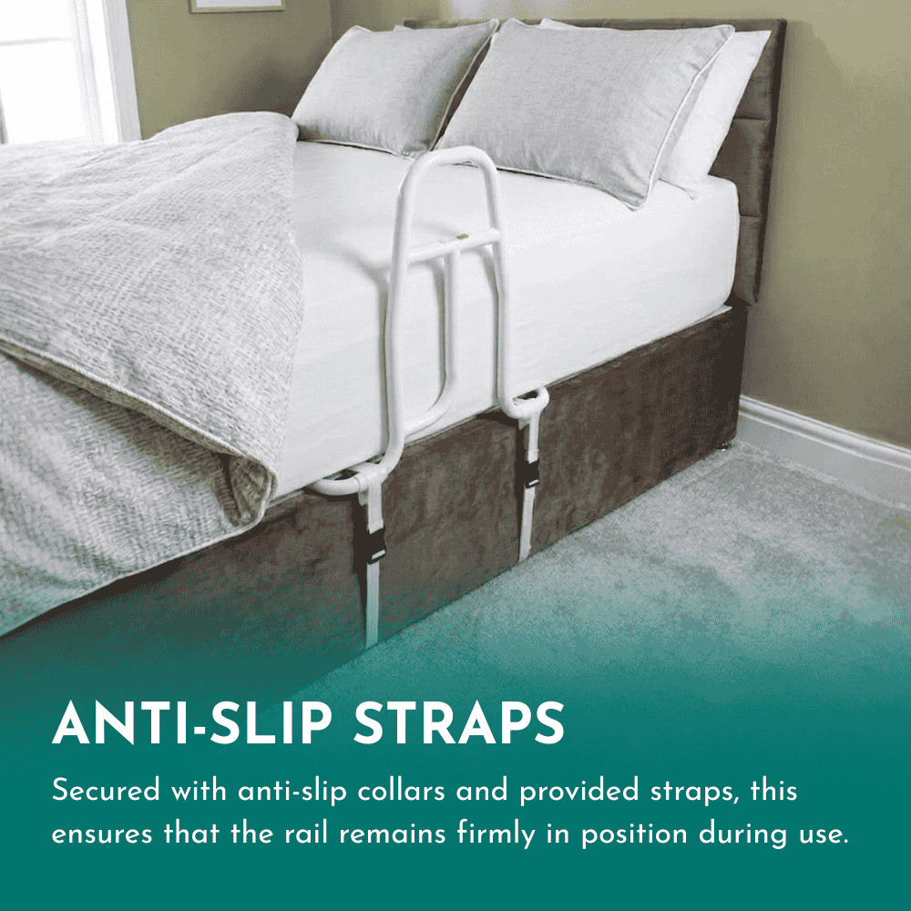 easy fit bed rail anti slip straps