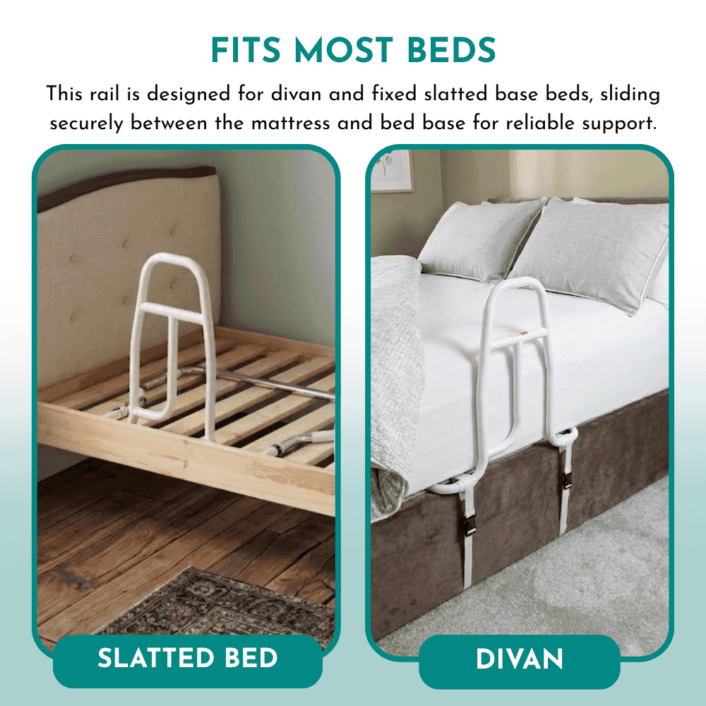 easy fit bed rail multi use