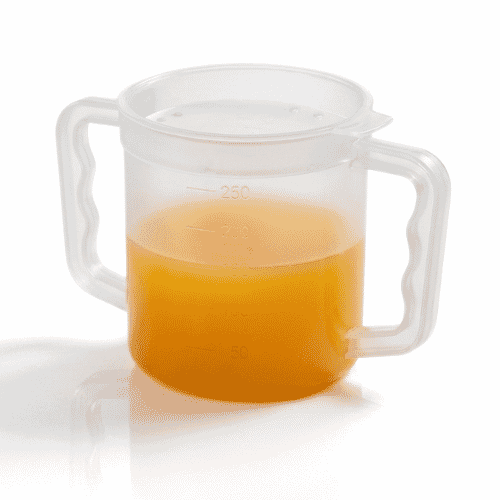 easy grip dual handled mug anti splash lid