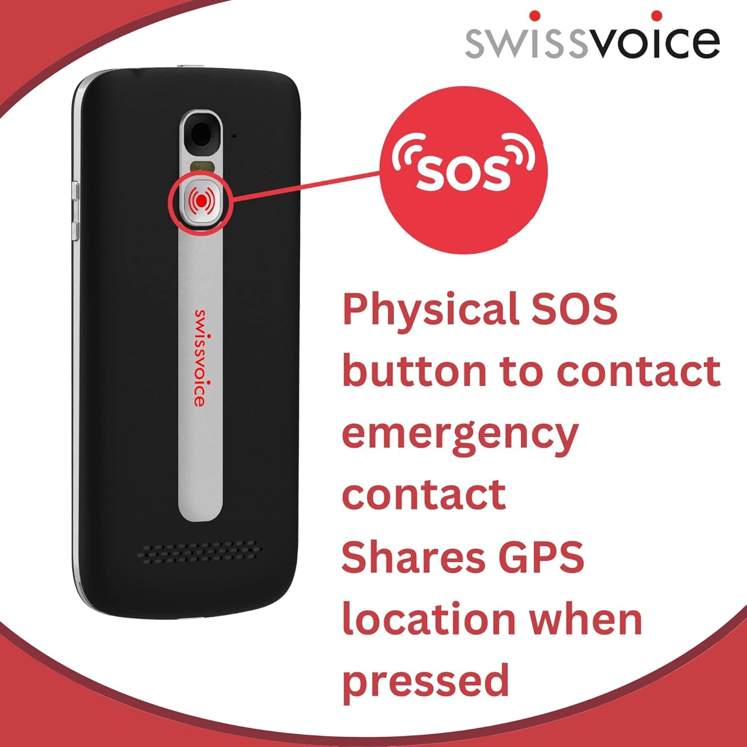 easy to use smartphone sos button