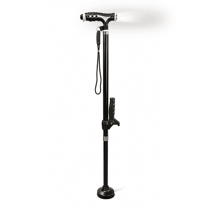 easy up cane with torch