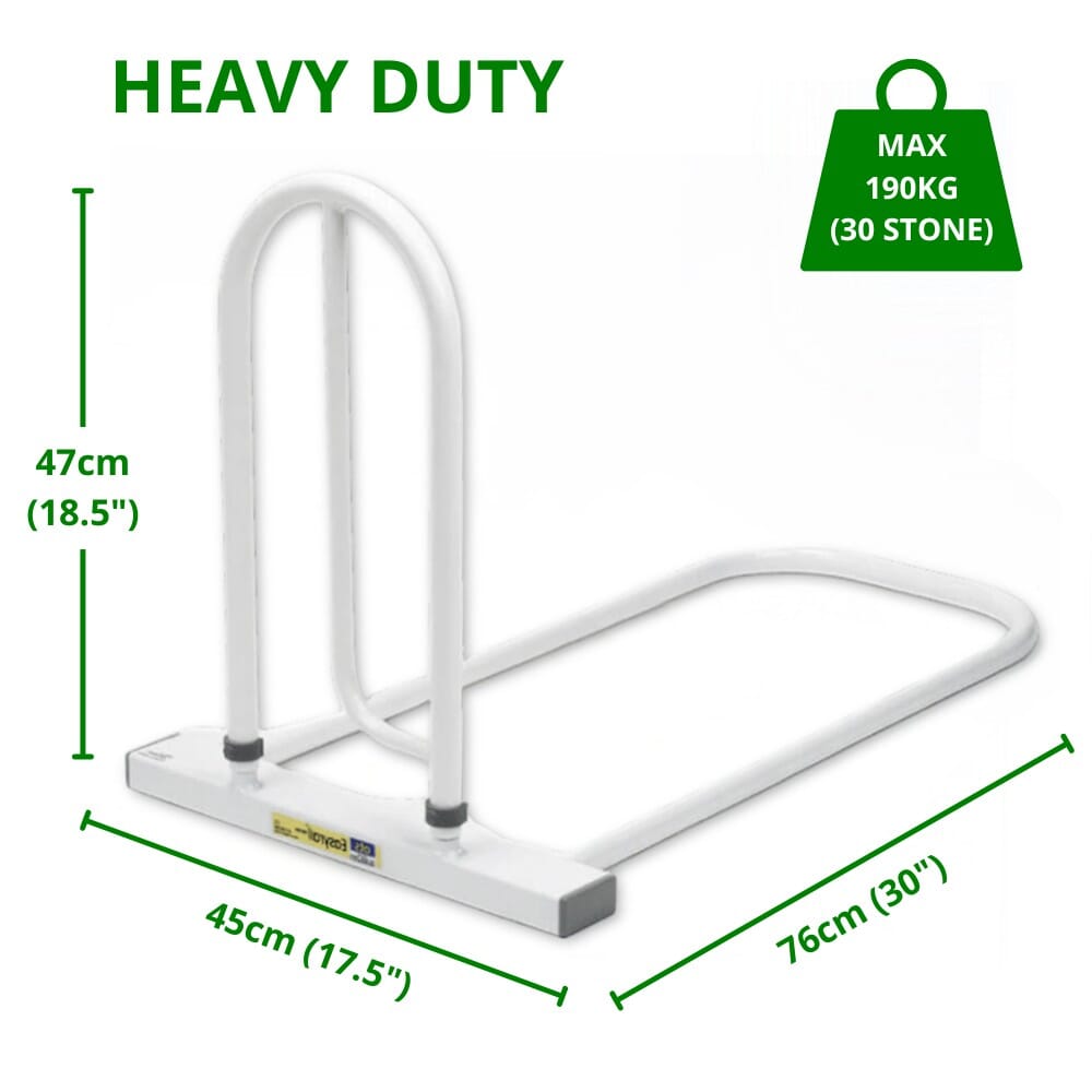 easyrail bed grab rail heavy duty dimensions