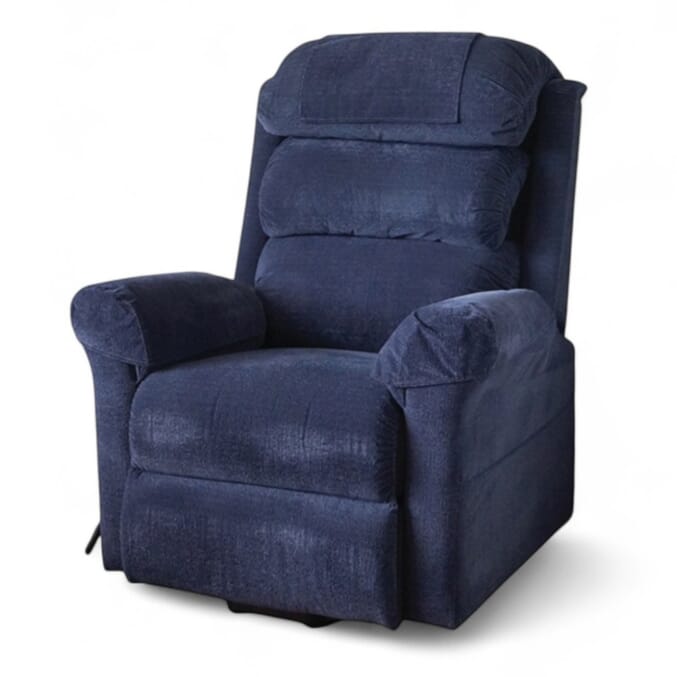 ecclesfield riser recliner chair blue