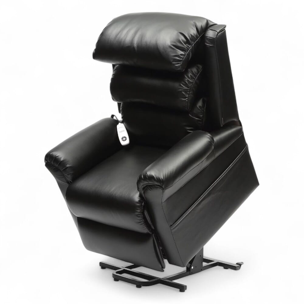 ecclesfield riser recliner chair pu upholstery rising