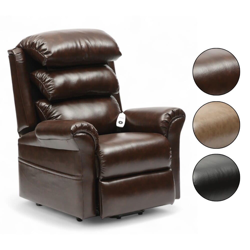 Ecclesfield Riser Recliner Chair - PU Upholstery
