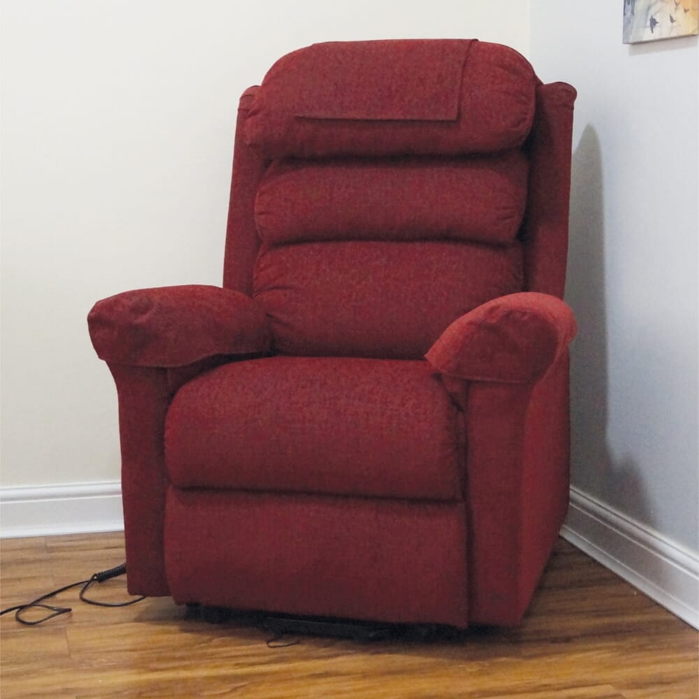 ecclesfield riser recliner chair red lifestyle