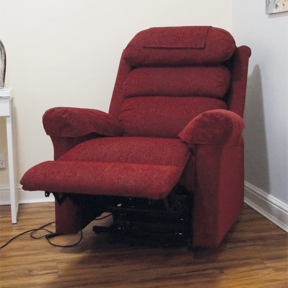 ecclesfield riser recliner chair red reclining
