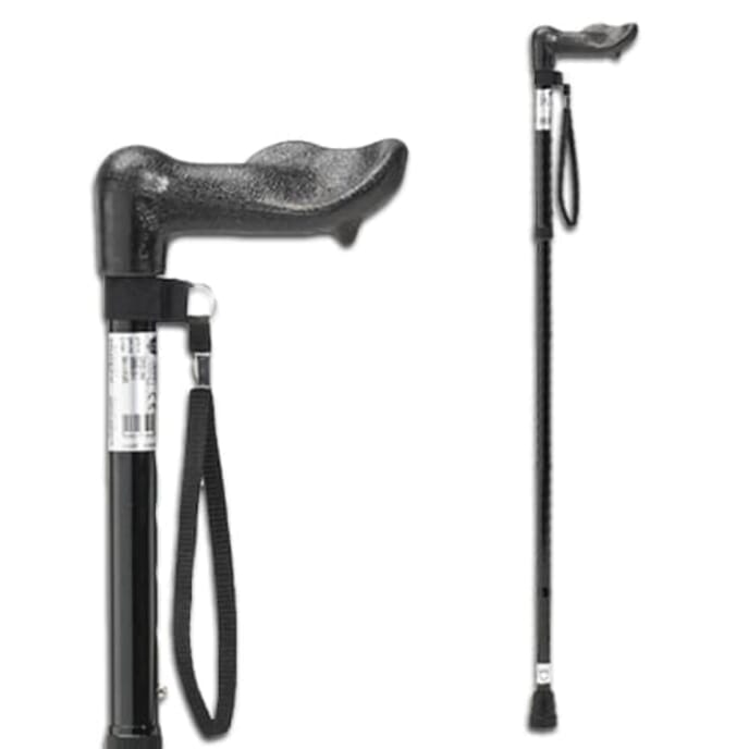 economy black fischer walking stick left handed