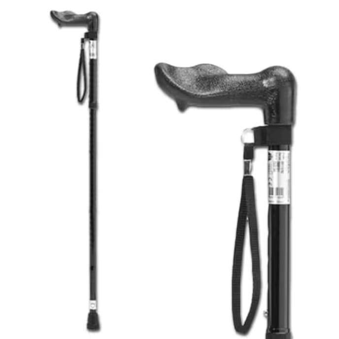 economy black fischer walking stick right handed