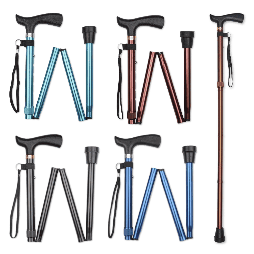 Economy Crutch Handle Folding Stick