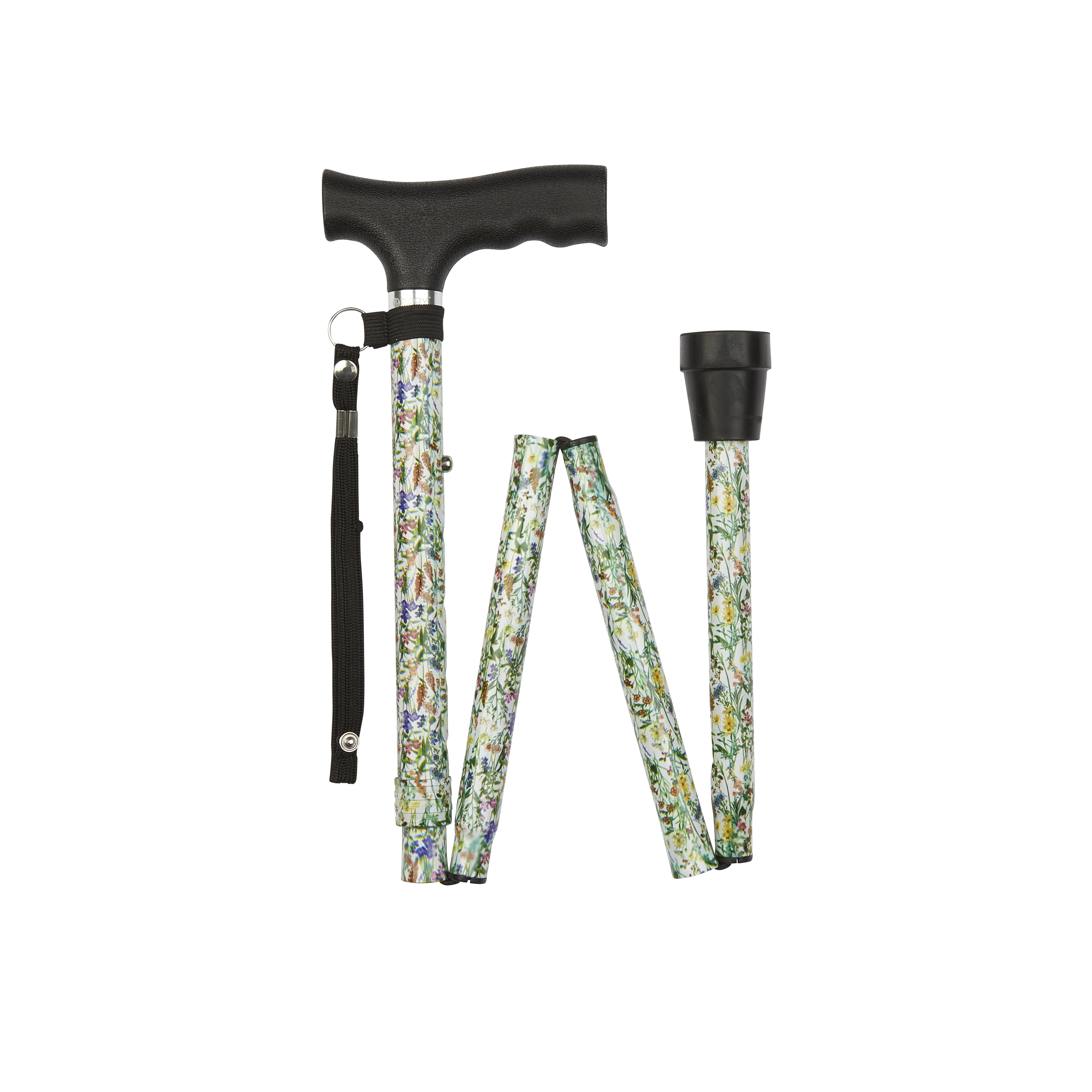 economy folding stick wild flowers pattern folded