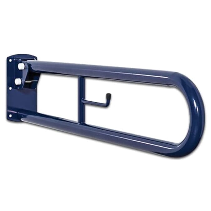economy folding toilet support rail
