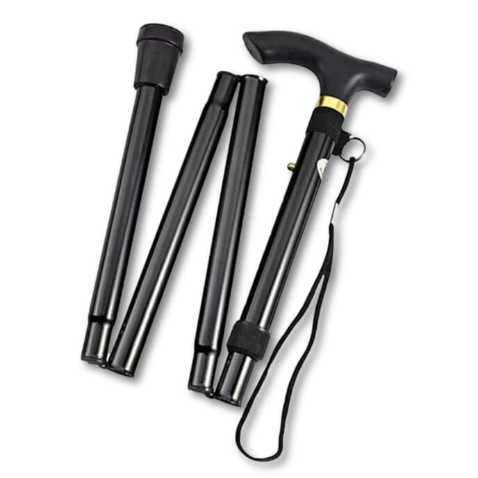 economy folding walking stick