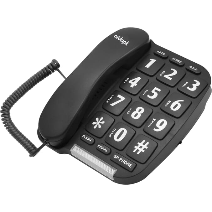 economy large button telephone