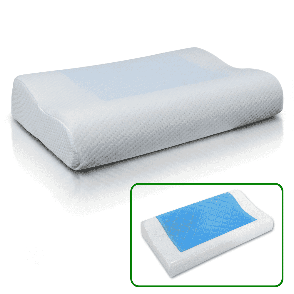 Economy Shaped Gel Memory Foam Pillow