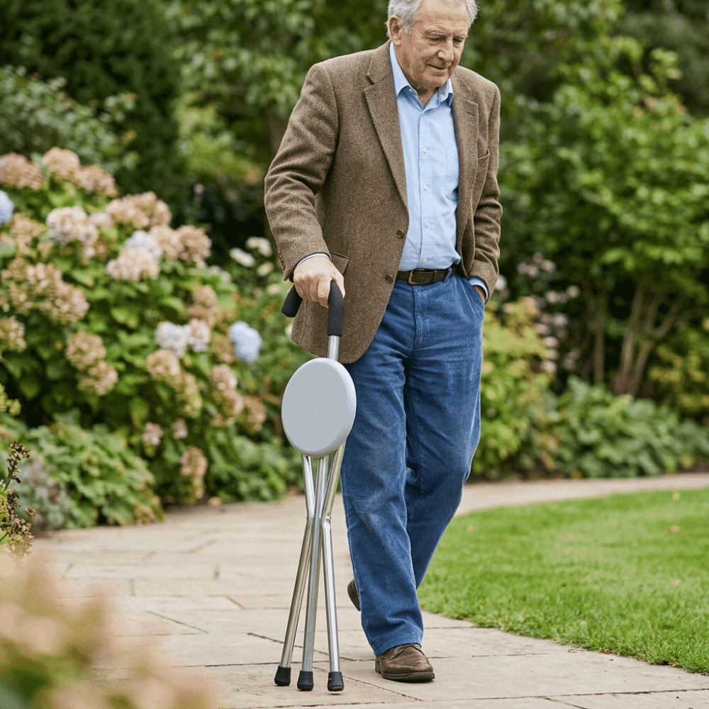 economy stick seat walking stick