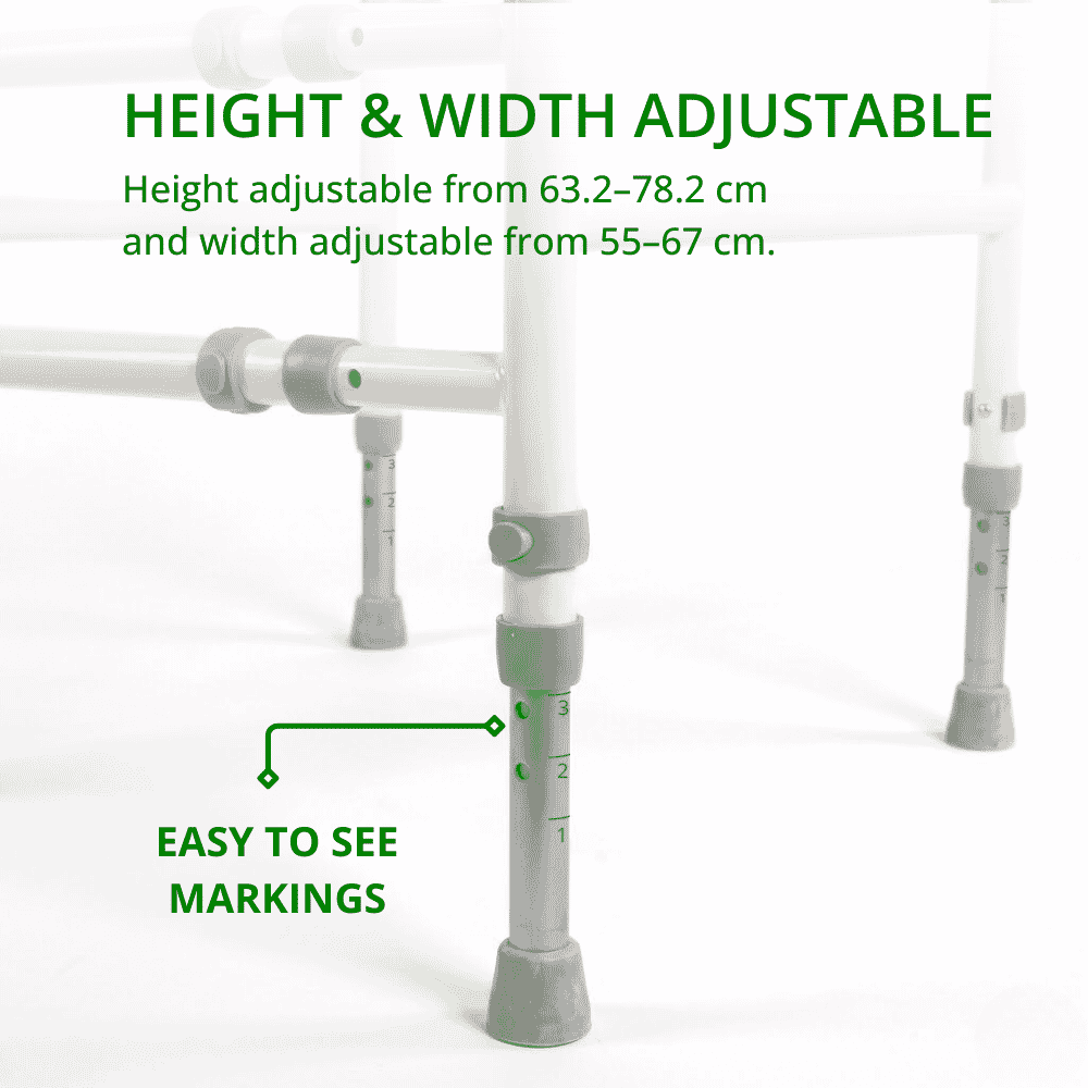 economy toilet frame height and width adjustable