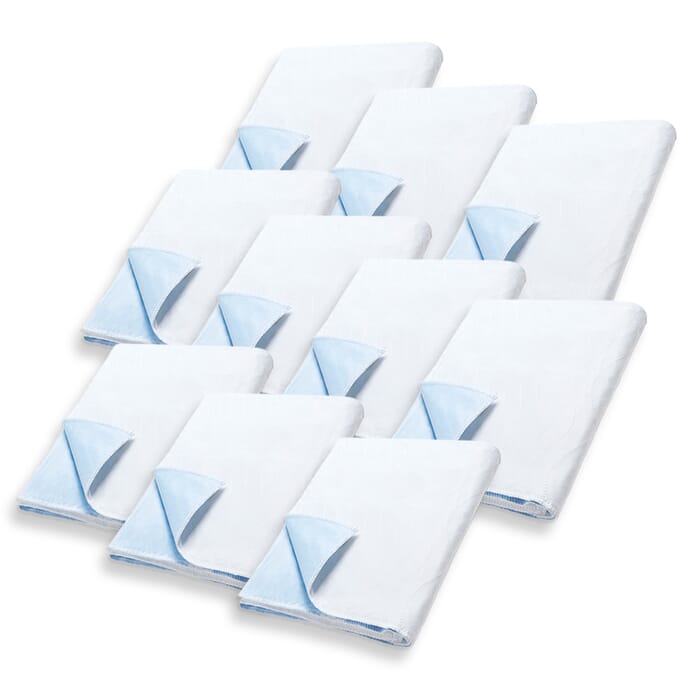 economy washable bed pad pack of 10