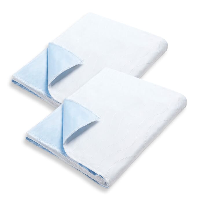 economy washable bed pad pack of 2