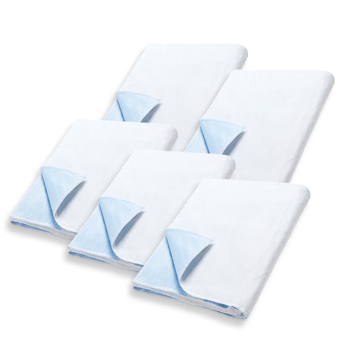 economy washable bed pad pack of 5