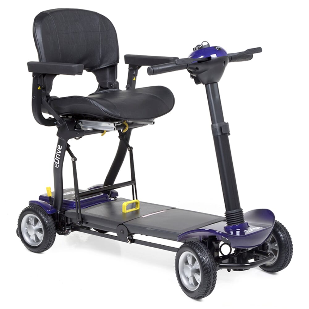 View eDrive Folding Mobility Scooter Purple information