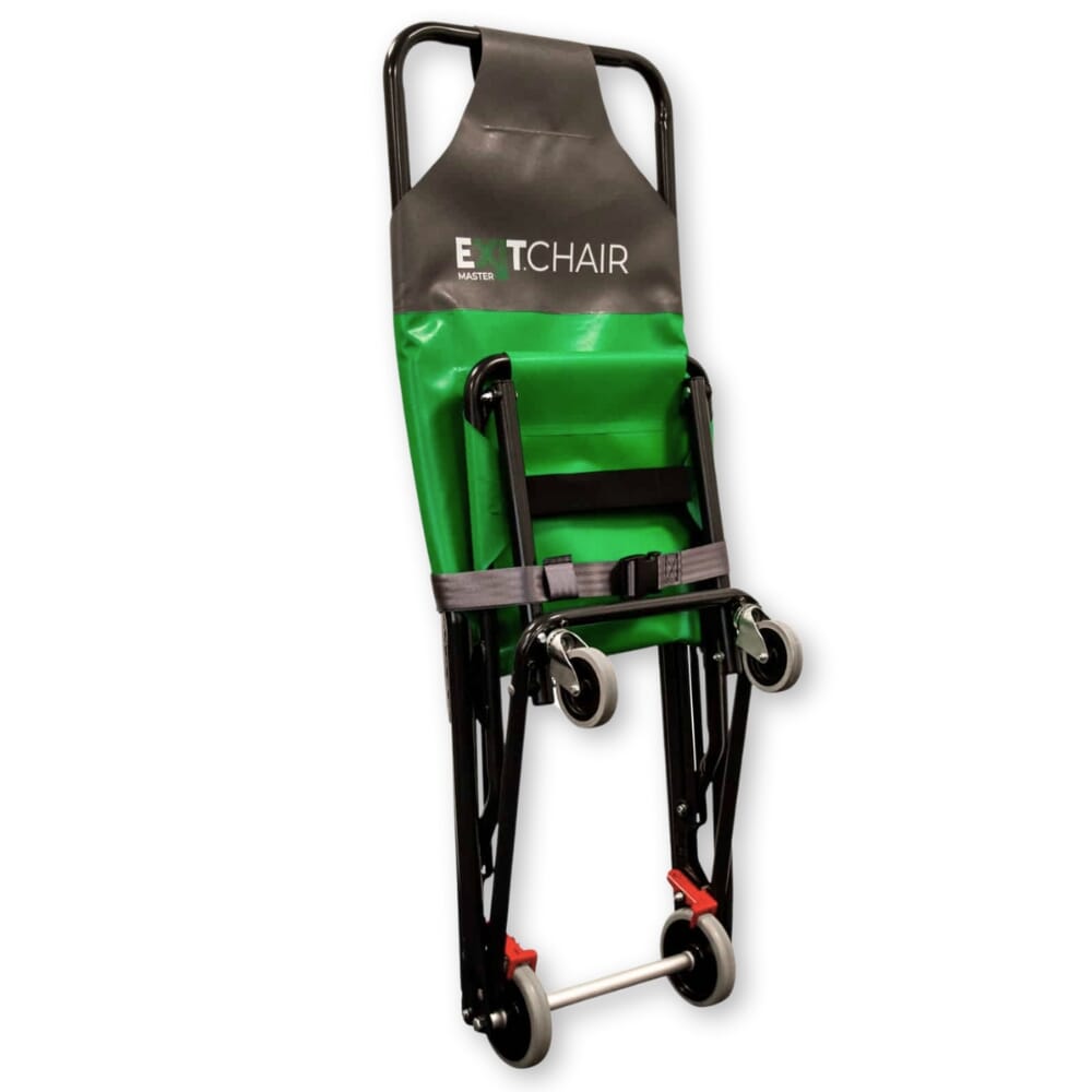 ego evacuation folding chair folded